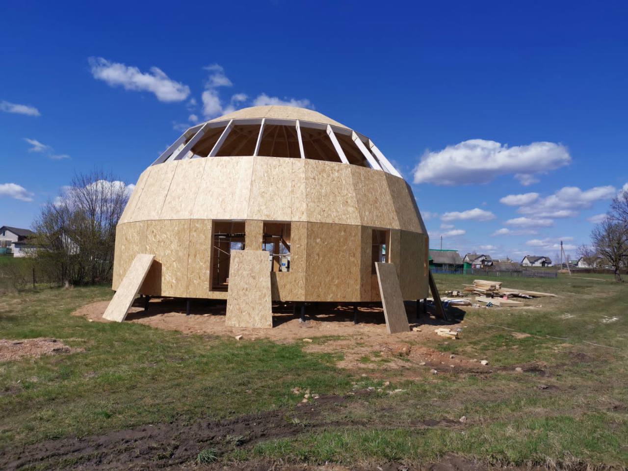 Строительство купольного дома в Беларуси 5